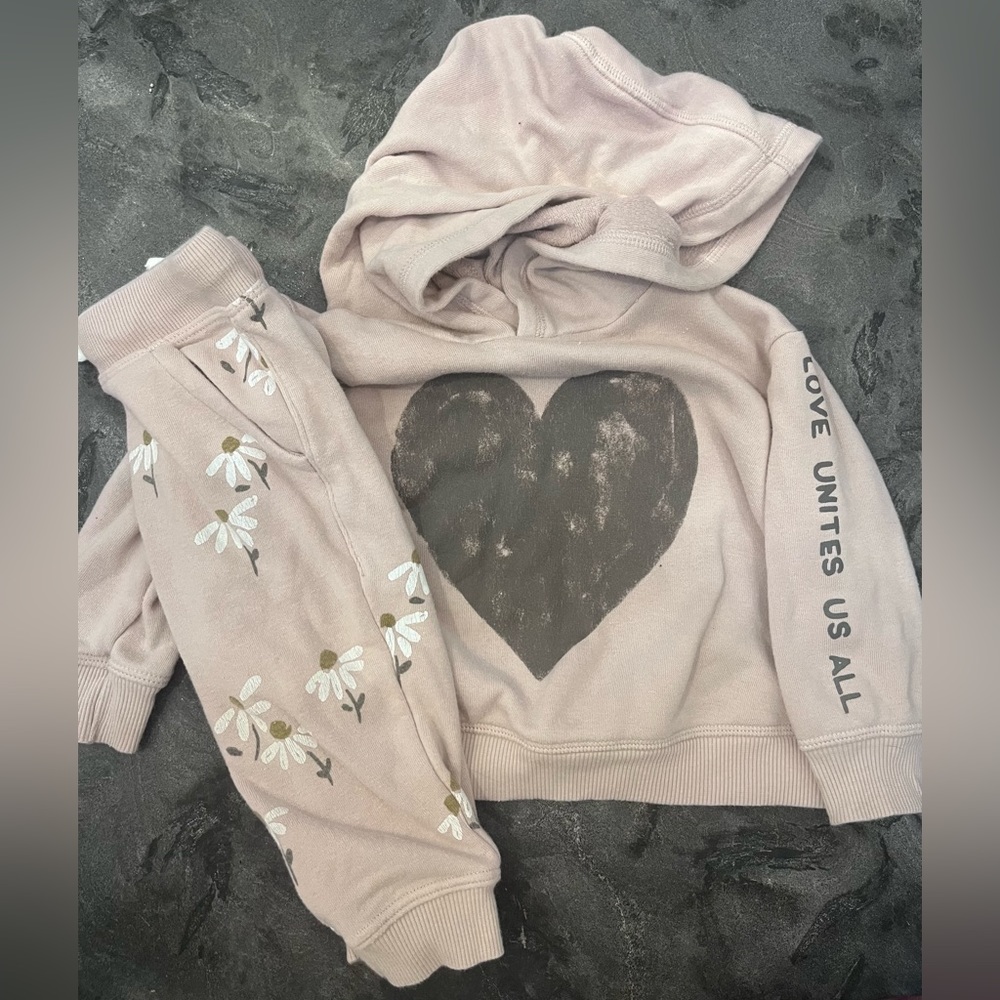 Little co sweatshirt set